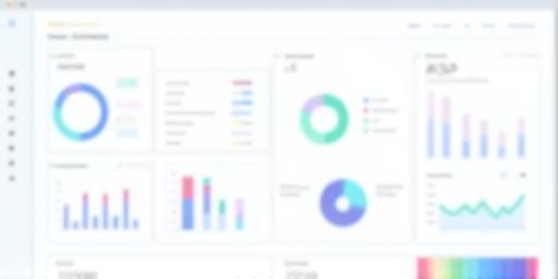 Színes diagramok, trendgrafikonok és folyamatábrák egy digitális dashboardon
